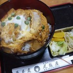 尾張屋 - ミニカツ丼セット 配膳時そばはどこ？