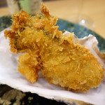 鮨松榮 - 牡蠣フライ