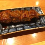 焼鳥 おがわ - 白レバー　とろとろなんです〜