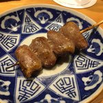 焼鳥 おがわ - ハツ　柔らかく味わい深い　とにかく香りがすばらしい