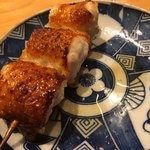 焼鳥 おがわ - 皮＆ムネ肉　皮カリ肉ふんわり