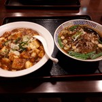 台湾料理 盛家 - ラーメンセット　麻婆飯+台湾ラーメン