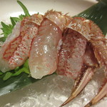 こなす - 毛ガニ刺身