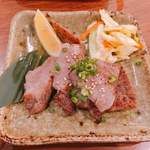 Gyuutantaishusakababekotan - 熟成炙り牛タン ミニ 490円