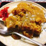 らあめん屋 よか楼 - ミニカレー。うどん粉とカレー粉で手作りしているそうです。