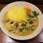 SPICY CURRY 魯珈 - 限定カレー ゲーン・キョウ・ワーン(タイ風グリーンカレー)