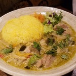SPICY CURRY 魯珈 - 限定カレー ゲーン・キョウ・ワーン(タイ風グリーンカレー)