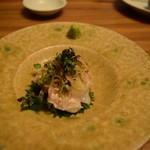 博多 表邸 - カワハギの肝あえ