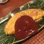 割烹 茂 - チーズオムレツ