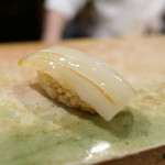 東麻布 天本 - 東京湾スミイカを3日寝かせて