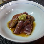 鳥公 - もものたたき（炙り）タレ風味