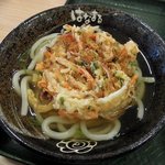 はなまるうどん - はなまるうどん 「かけうどん＋かき揚げ」