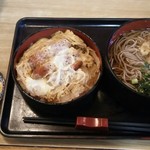 Soba Dokoro Shio Kawa - かつ丼セット