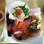 海さくら - １月２６日の海鮮丼（上）