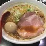 Mendokoro Hasumi - まぐろ豚骨醤油ラーメン＋味玉