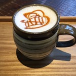 筥崎鳩太郎商店 - 茶房は和風ラテ等も各種ございます♬