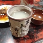 水だき 萬治郎 - お鍋のスープをそのまま頂きます。