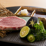 Specially selected Japanese black beef fillet Steak