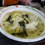 鳥公 - コラーゲンスープ（にゅう麺）