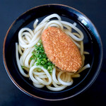 松下製麺所 - コロッケうどん（かけ+コロッケ）