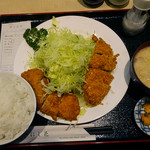 にし邑 - 上ひれかつ定食