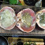 いけ活かに 竹林茶屋 - 甲羅焼き