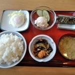 盛岡月が丘食堂 - 朝食セット（４００円）
