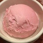 膳菜酒 塁 - デザートの苺アイス