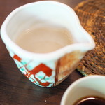 蕎麦見世のあみ - そば湯