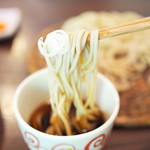 蕎麦見世のあみ - 白海老かき揚げ丼とミニ蕎麦