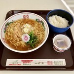 若菜 - 朝麺定食 500円