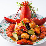 ●Kingtei Dragonfly Stir-fried Omar Shrimp with sweet and sour sauce, Court style ~From the course~