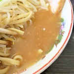ラーメン二郎 - スープ