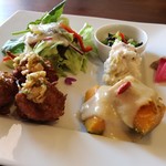 檜氣 - 2017年12月：ランチプレート　ドリンク・スイーツ付き(\1650)