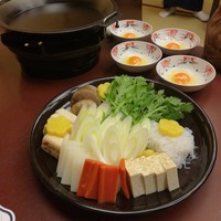 人形町今半 本店 - 2017年12月：昼のすき焼き　上(\7020+税+サービス料10%)