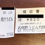 武蔵野うどん 竹國 - 