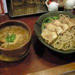 Menya Tsururi - 醤油焼豚つけ麺大盛り