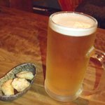 無国籍料理ちゃくら - 生ビール（550円）