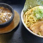 麺屋あっ晴れ　つけめん堂 - 濃厚焼き干しつけめん810円＋全部乗せ300円。麺屋あっ晴つけめん堂東浦店(愛知県)食彩品館.jp撮影