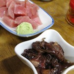 鮪のすきみ・ホタルイカ沖漬け