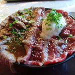 アロハオレンジ - ギャング丼(炙りとみぞれ和)