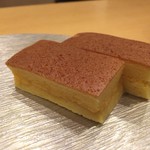 鮨 真菜 - 玉 カステラのような味わい