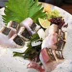 いしまるや - 鰆の焼霜造り