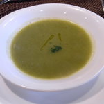レストラン セビアン - クレソンのスープ
