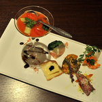 本日の前菜の盛り合わせ