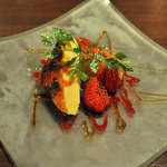 Ｒａｃｃｏｌｔａ - デザート（カタラーナ フランボワーズ風味）