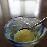 匠とんかつ永田 - 抹茶アイスのデザート