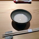 鮨 さかい - 温かな白子のすり流し