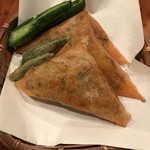 森の賢者 - 豚キムチの春巻 賢者風(ショート)