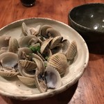 森の賢者 - 島あさりの酒蒸し